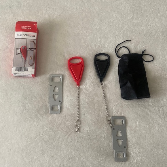 The portable door lock set - Picture 1 of 6